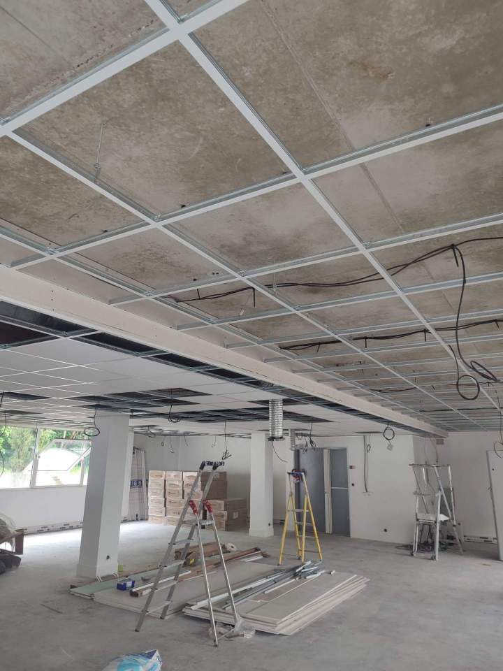 Montage de plafond suspenduen Île de France (2)